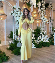 Load image into Gallery viewer, Disconnect Dress Yellow
