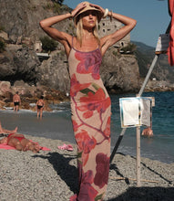 Load image into Gallery viewer, Slip Dress Fuchsia Bloom
