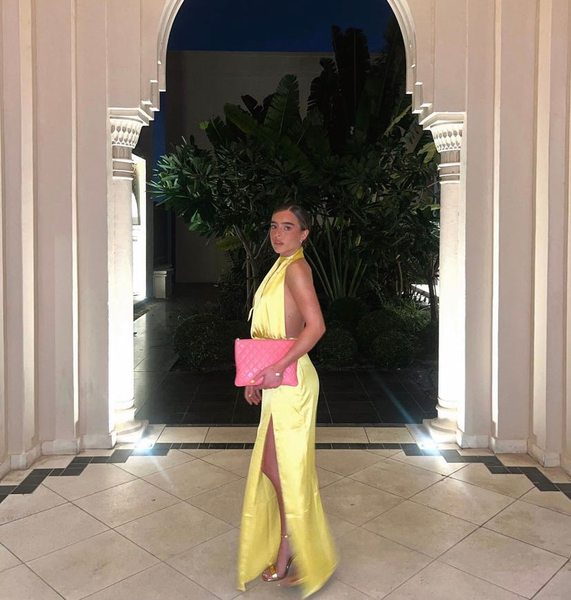 Amalfi Dress Yellow