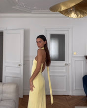 Load image into Gallery viewer, Yellow Wrap Dress
